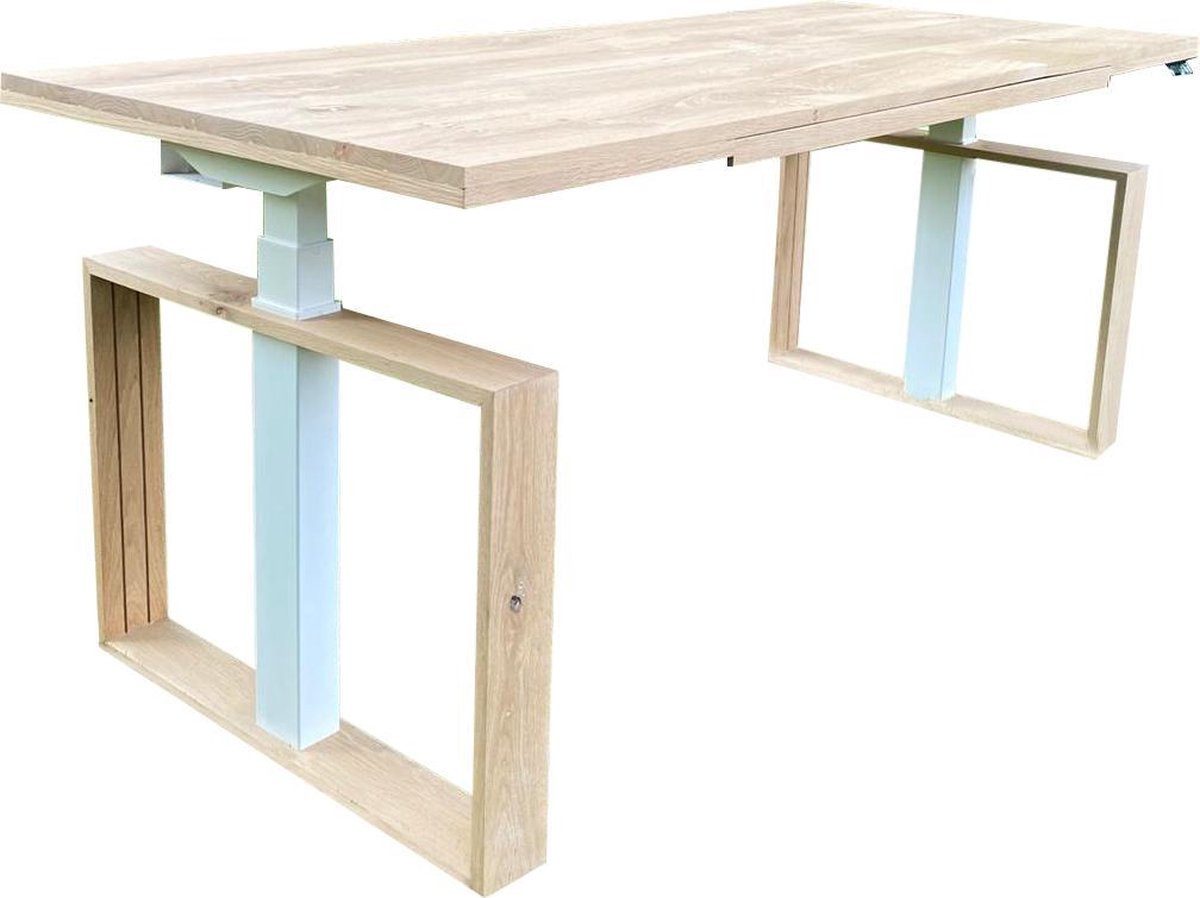 Wood it be Square zit sta bureau uit de Wood it be serie voor home office