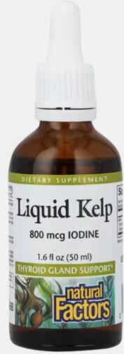 NATURAL FACTORS ALGA MARINHA LIQUIDA (LIQUID KELP) 50ml