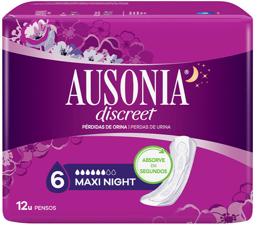 Ausonia Serviettes d’incontinence Discreet maxi 12 unités
