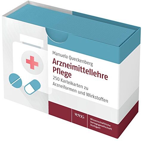 Manuela Queckenberg - Arzneimittellehre Pflege: 250 Karteikarten zu Arzneiformen und Wirkstoffen - Preis vom 11.10.2026 03:10:56 h