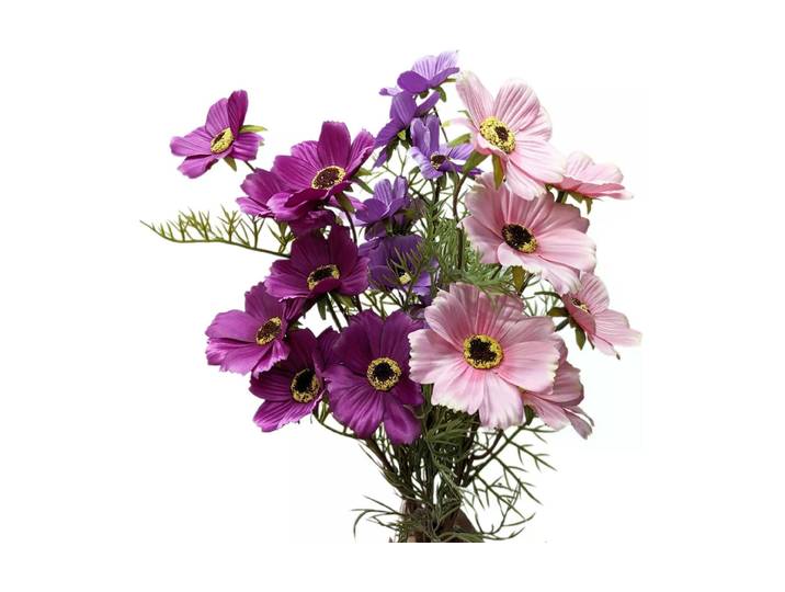 Kunstblume CHALET Cosmeen 87 cm , bunt (grün, lila, rosa), Kunstpflanzen, Kunstblume
