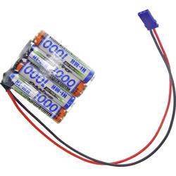 Panasonic Reihe F1x4 Graupner Akkupack 4x Micro (AAA) Kabel, Stecker NiMH 4.8 V 1000 mAh 119413