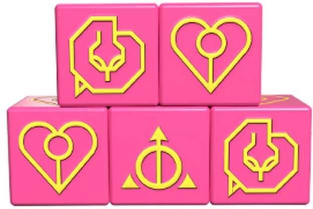 Ashes Ascendancy Charm Dice Pack by Plaid Hat Games - 5 Standard Charm Ashes Dice for Board Games