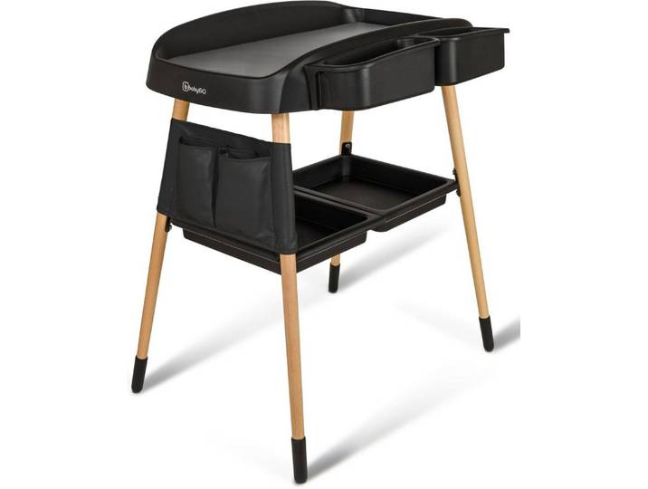 BabyGo Wickeltisch ChangeMe, schwarz, Made in Europe
