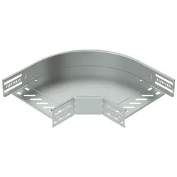 OBO Bettermann, Leitungsführung, RB 90 620 FS Bogen 90° f.Kabelrinne horizontal 6036564 (20 cm)