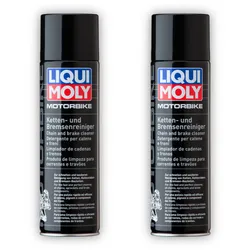 2x Motorbike Ketten- und Bremsenreiniger LIQUI MOLY 1602 Kettenspray Reiniger 500ml