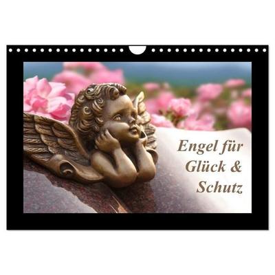 Engel für Glück & Schutz (Wandkalender 2027 DIN A4 quer), CALVENDO Monatskalender