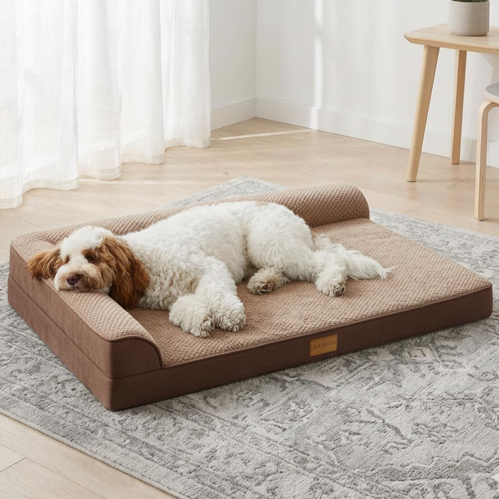 Orthopedisch hondenbed voor middelgrote honden - Bruin