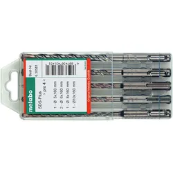 Metabo SDS-plus Pro 4-Bohrersatz 5-teilig
