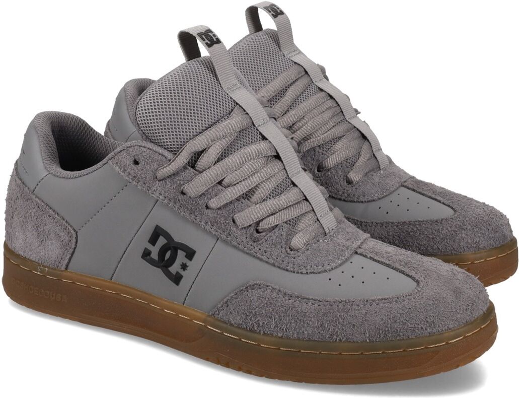 Schnürschuh DC SHOES "DC Astrix", Herren, Gr. 10 (43), grau (grau, gum), Obermaterial:61.35% Leder, 38.65% Synthetikmaterial., Schuhe Schnürschuh grau, gum 10 (43)
