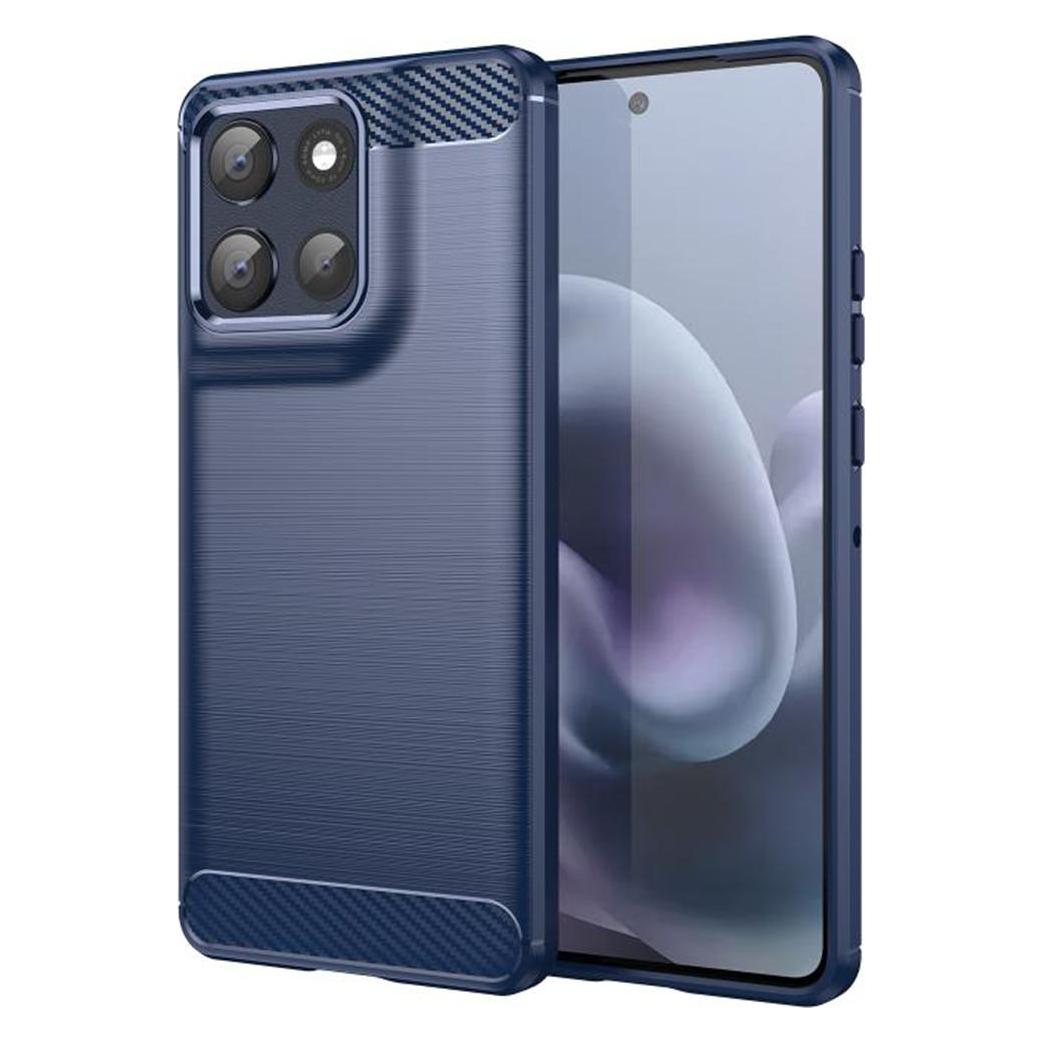 Techsuit - Carbon Silicone - Motorola Moto G86 - Blue (Motorola Moto G86) (61774698)
