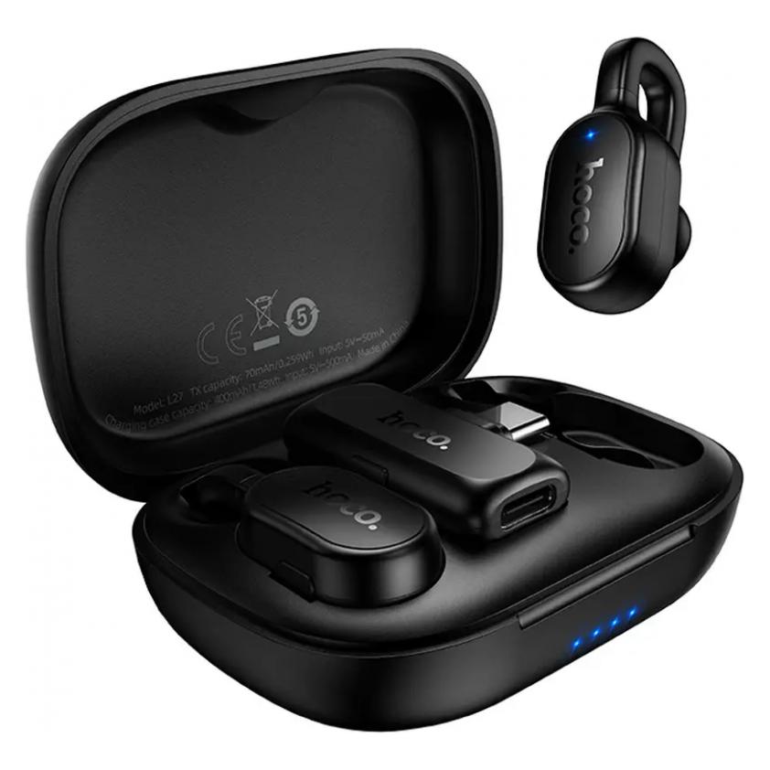 Hoco Sonstiges Computerzubehör - Drahtloses Lavalier-Mikrofon, USB-C, L27, schwarz (72545546)