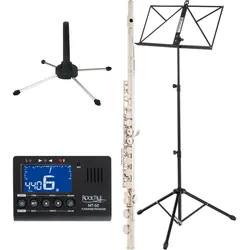Classic Cantabile FL-100 Querflöte Neusilber Set