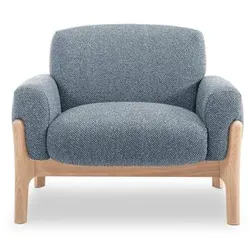 Segmüller Werkstätten Sessel Mika03 Stoff Blau