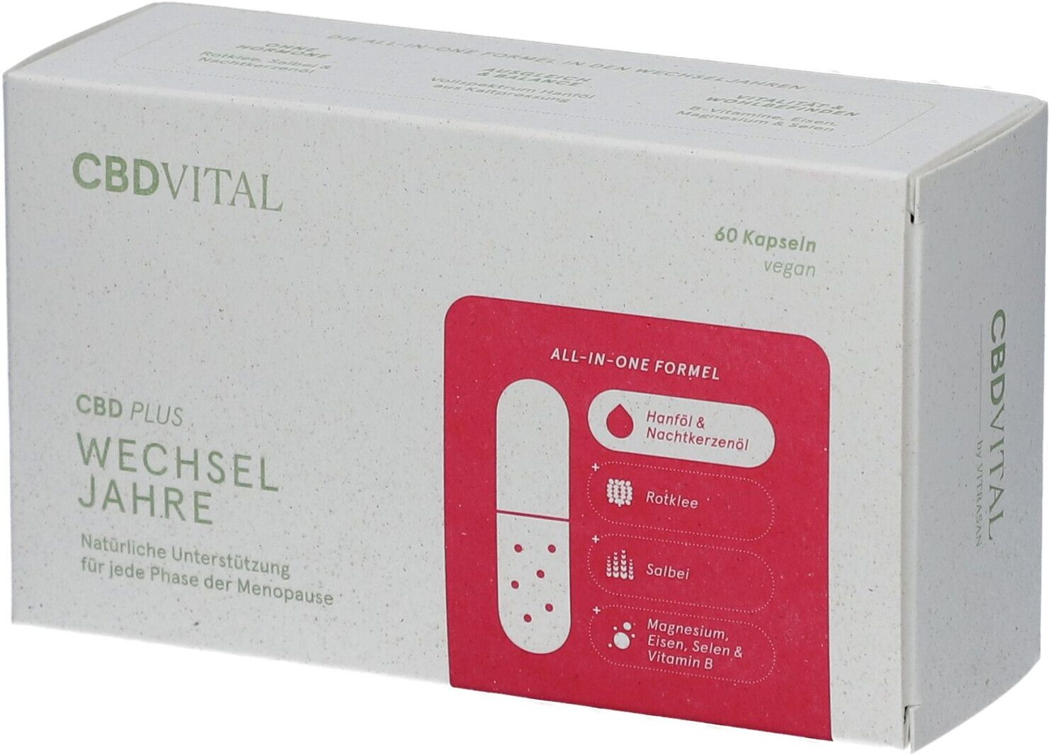 CBD VITAL CBD Plus Wechseljahre Kapseln 60 St