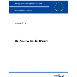 Das Streikverbot für Beamte, Fachbücher von Fabian Ernst