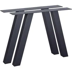 Woood, Tischbeine + Tischgestell, Tischgestell Tablo Outdoor A-Beinen Metall (2er-Set)