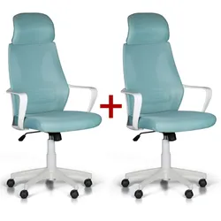 Bürostuhl FRESH 1+1 GRATIS, blau