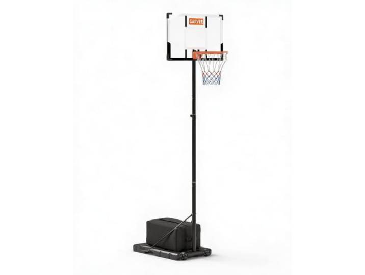 IDEALHOUSE Basketballkorb Höhenverstellbar 177-305 cm Tragbar Stabil Wetterfester Stahl 122 cm Board UV-Schutz einfache Montage ideal für Kinder Erwachsene im Garten oder Outdoor