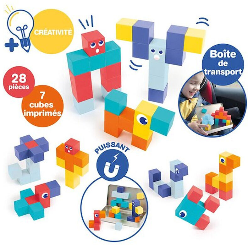 Magnetic Cubes 28 pcs - Ludi