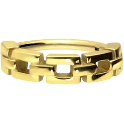 Chirurgenstahl Segmentring Clicker KETTEN-DESIGN