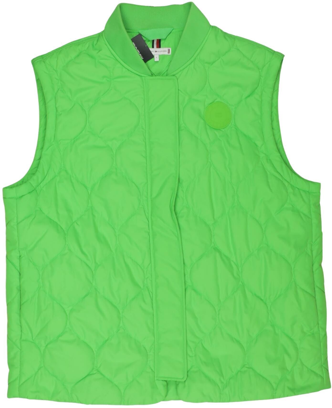 Tommy Hilfiger Damen Weste, Neon, Gr. L, Synthetik - Second Hand