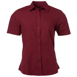 Damen Kurzarm Bluse "JN679" - S - wine