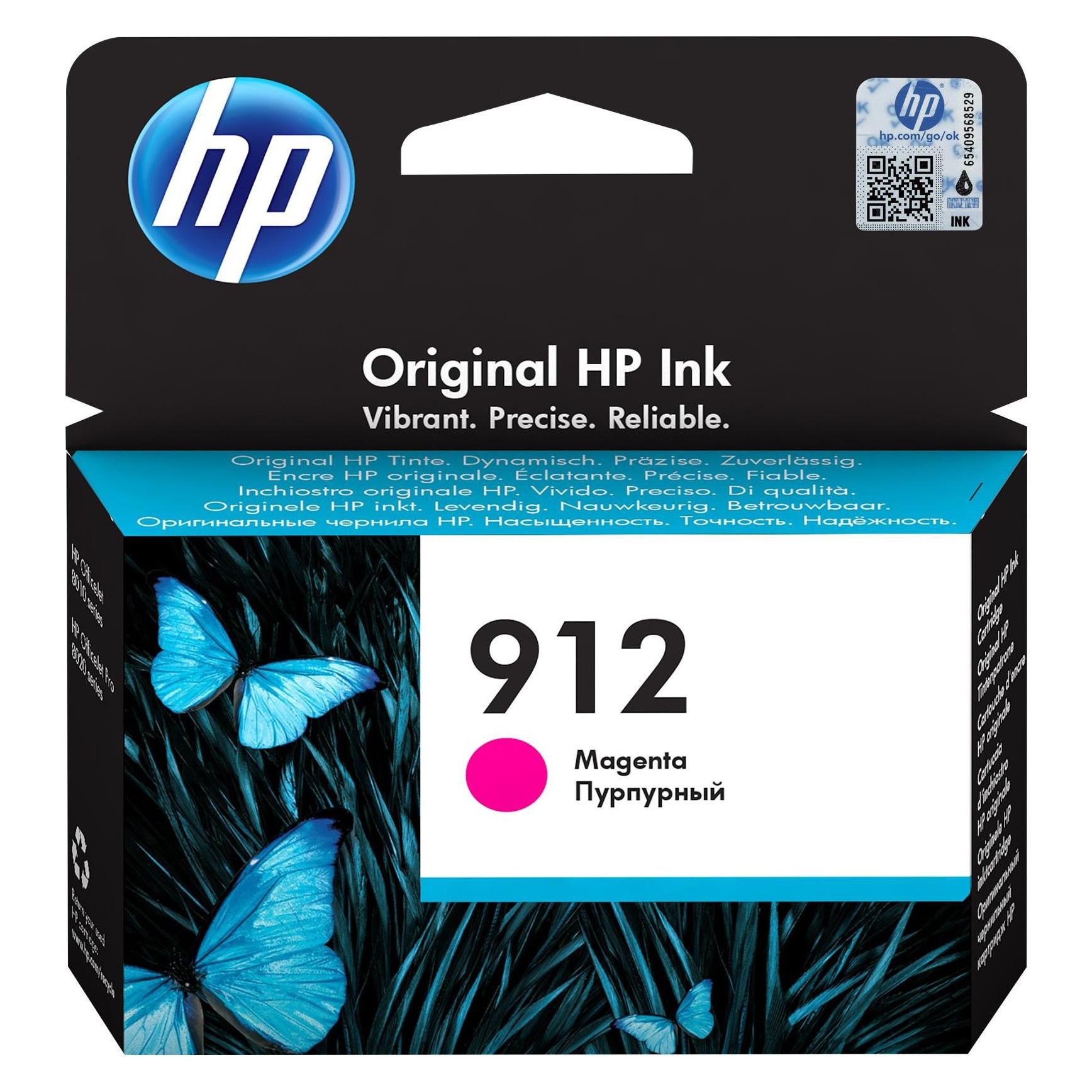 HP 912 - 2.93 ml - Magenta - Original - Tintenpatrone - für Officejet 80XX Officejet Pro 80XX (3YL78AE)