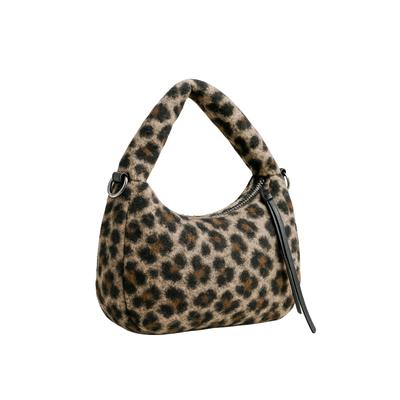 Schultertasche "Leo Kuschel", Damen, Gr. B/H/T: 30cm x 30cm x 11cm onesize, braun, Kunstfaser, COLLEZIONE ALESSANDRO, Taschen Schultertasche, Leotasche aus Teddymaterial
