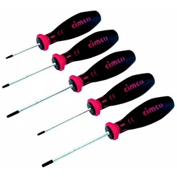 Cimco Werkzeuge 2K-6-rund-Schraubendr.Set 117300