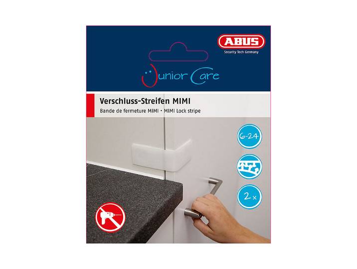 Abus Verschlussstreifen Mimi Weiss 2 Stück