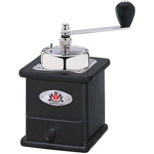 Zassenhaus Kaffeemühle Brasilia, manuell, schwarz, mit Kegelmahlwerk, Füllmenge 50g
