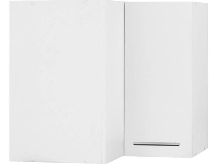 Eckhängeschrank WIHO KÜCHEN Unna , weiss (front und korpus: weiß), B:60cm H:56,5cm T:35cm, Schränke, Eckhängeschrank, 60 cm breit