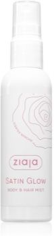 Ziaja Satin Glow Body & Hair Mist névoa para corpo e cabelo 90 ml. Satin Glow Body & Hair Mist