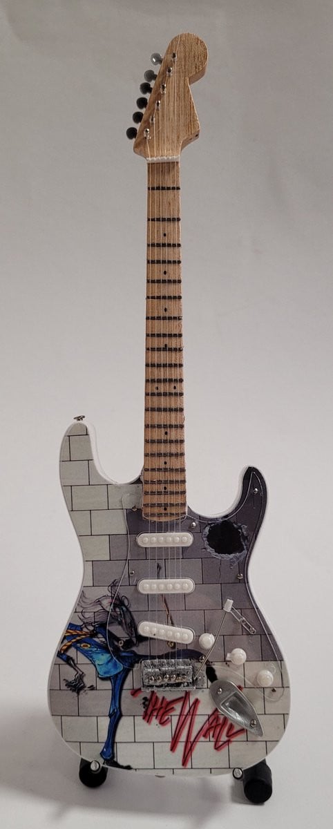 Pink Floyd The Wall Miniatuur Gitaar Collectible Decoratie