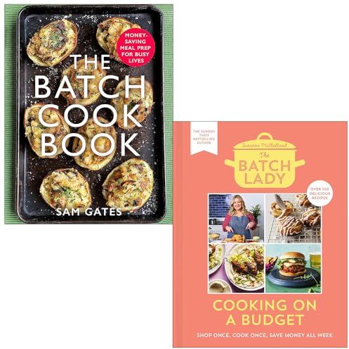 Robinson The Batch Cook Book & The Batch Lady Cooking on a Budget 2 Book Set – Easy Meal Prep & Batch Cooking Recipes