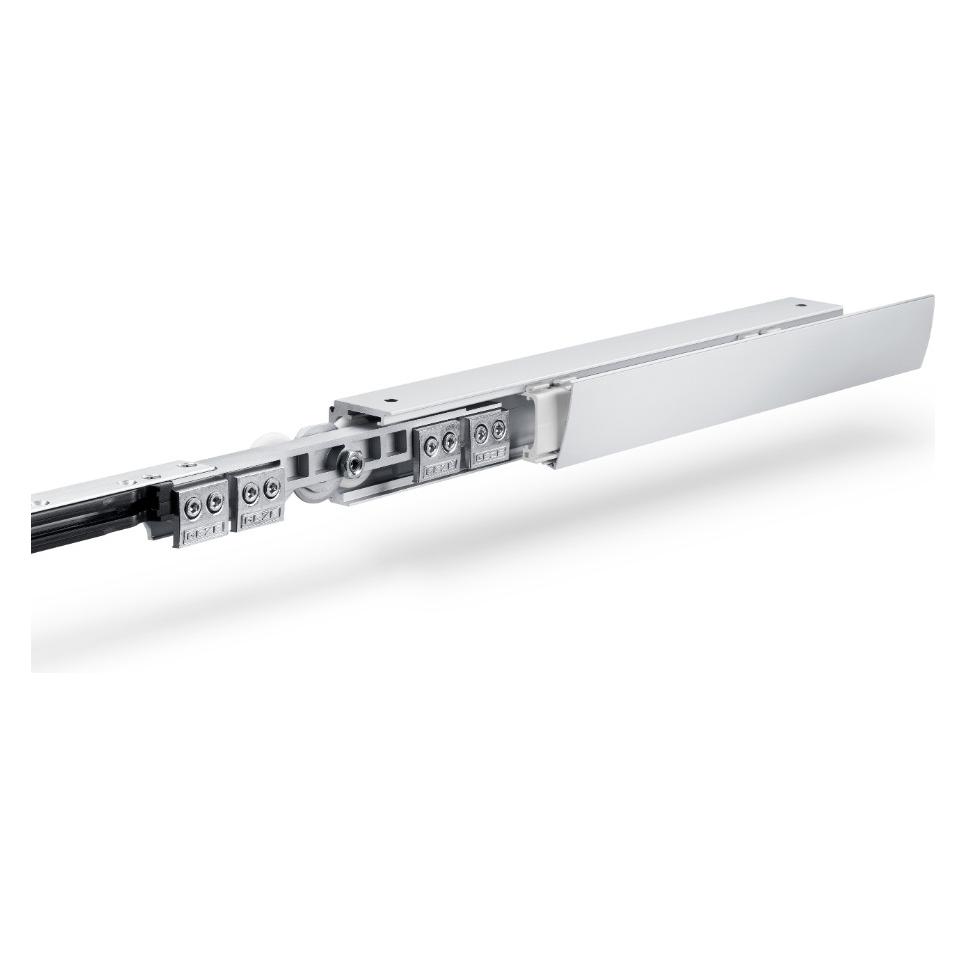 Geze Schiebesystem Levolan 120 120 kg 2450 mm EV1 Glasflügel Komplettset 64-124 cm Wandmontage (157939)