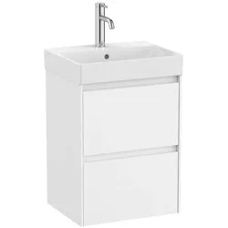 Roca Ona Waschtischunterbau 45 cm mit 2 Schubladen, geringere Tiefe, Badmöbel, A857598509,