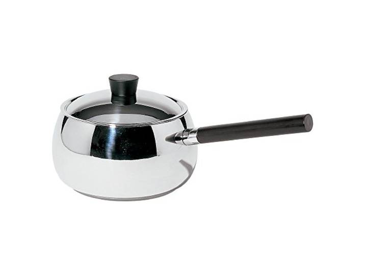 Alessi SG55/PEN B Mami Fondue Topf Bourguignonne aus Edelstahl glänzend poliert, diam. 16cm