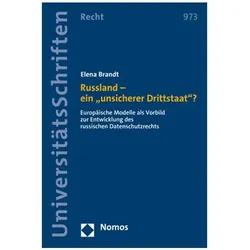 Datenschutzrechtlicher Persönlichkeitsschutz als rechtsstaatliche Voraussetzung wirtschaftlichen Han, Fachbücher von Elena Brandt