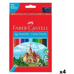 Faber-Castell, Malstifte, Buntstifte Bunt 4 Stücke (4x)