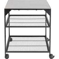 Pizzatisch XL 48651013 schwarz/edelstahl