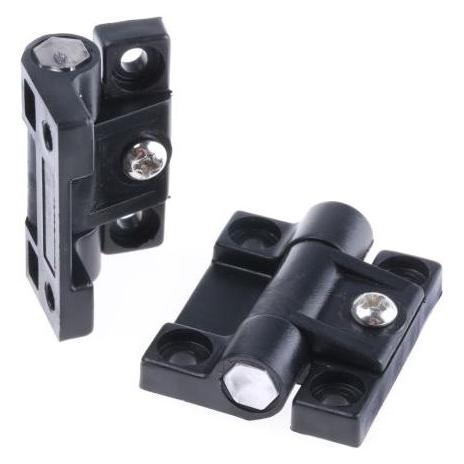 RS PRO Black adj friction hinge,43x36.5x6mm (7729632)