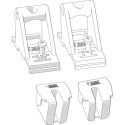 Fiamma Kit Side Montageset für Markisen-Seitenteile Side W Pro F45/F80/Shade / Sun View Side F45/F80 passend für F45L