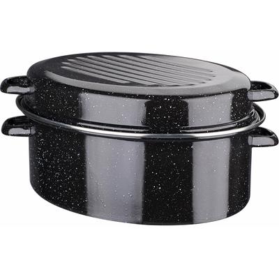 Bräter GSW, schwarz, B:29,5cm H:18cm L:40cm, Töpfe, Induktion