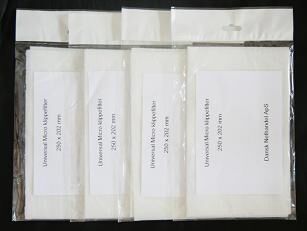 4 PAKKER klippefilter universal micro til MIELE, NILFISK, BOSCH, SIEMENS, AEG, ELECTROLUX