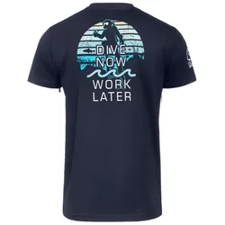SSI - Dive Now Work Later - T-Shirt Rundhals - Herren - Größe: XL