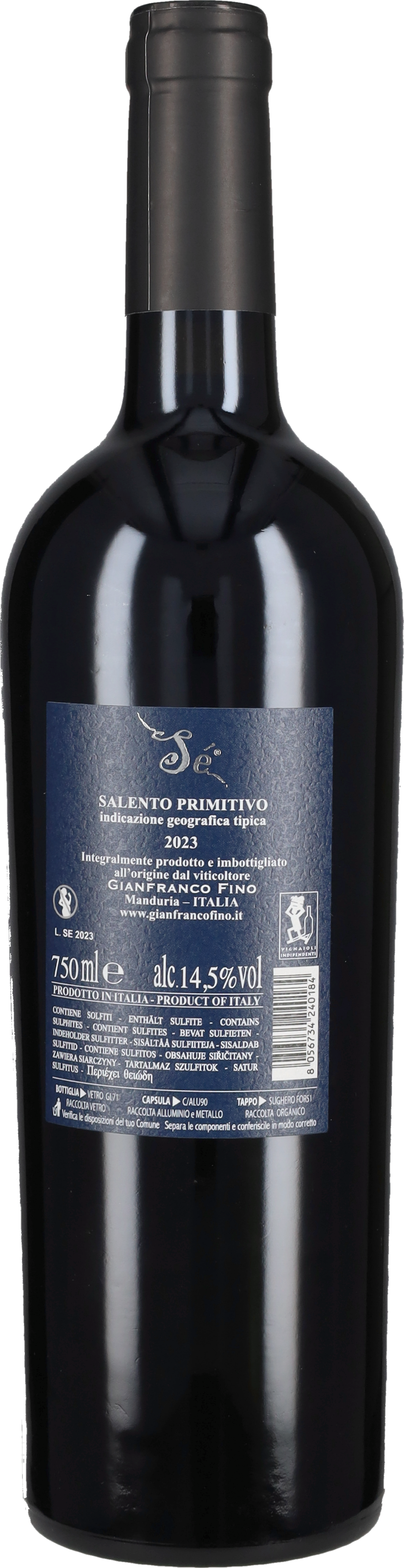 Fino Gianfranco Primitivo 'Se' Gianfranco Fino 2023