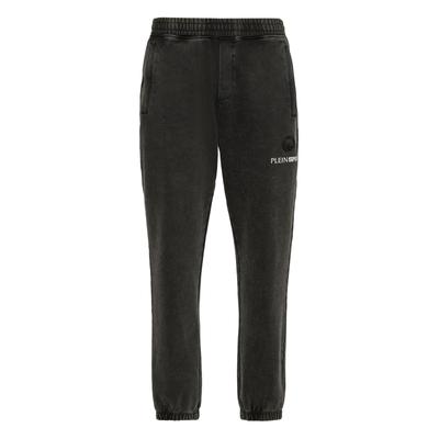 Jogginghose PLEIN SPORT "Jogginghose", Herren, Gr. XL, US-Größen, schwarz (02, schwarz), Obermaterial: 100% Baumwolle, Hosen Jogginghose