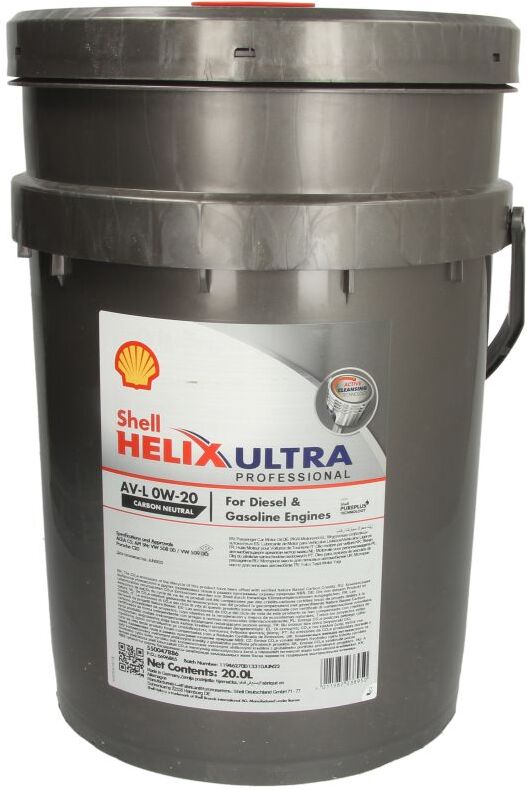 Motoröl SHELL 550076554 Helix Ultra AV-L 0W20 20L
